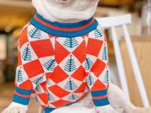 Load image into Gallery viewer, Christmas Tree Design Dog Sweater - San Frenchie
