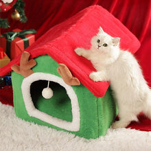 Load image into Gallery viewer, Adorable Christmas Themed Pet House - San Frenchie