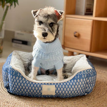 Load image into Gallery viewer, Blue Anchor Pet Bed - San Frenchie