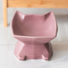 Load image into Gallery viewer, Cat Head Design Pet Bowl