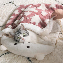 Load image into Gallery viewer, Bear Ear Pet Sleeping Bag - San Frenchie