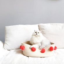 Load image into Gallery viewer, Woven Basket Bed for Small Pets - San Frenchie