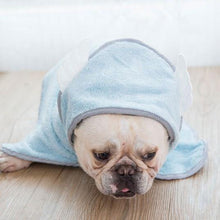 Load image into Gallery viewer, Super Absorbent Blue Angel Wings Pet Towel - San Frenchie