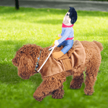 Load image into Gallery viewer, Cowboy Rider - Pet Halloween Costume - San Frenchie