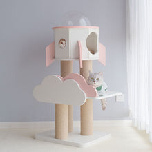 Load image into Gallery viewer, White Rocket Cat Tree