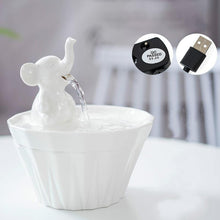 Load image into Gallery viewer, Elephant Shaped Cat Drinking Fountain - San Frenchie