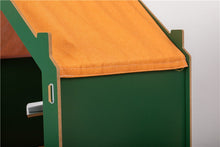 Load image into Gallery viewer, Green Cat House with Dining Table