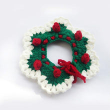 Load image into Gallery viewer, Hand Made Christmas Knitting Pet Bibs - San Frenchie