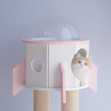 Load image into Gallery viewer, White Rocket Cat Tree