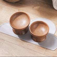 Load image into Gallery viewer, Hand Made Retro Ceramic Pet Bowl