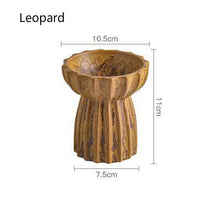 Load image into Gallery viewer, Hand Made Multi Color Raised Ceramic Cat Bowl - San Frenchie