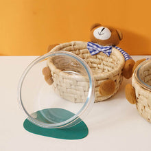 Load image into Gallery viewer, Bear Glass Cat Bowl