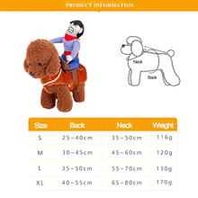Load image into Gallery viewer, Cowboy Rider - Pet Halloween Costume - San Frenchie