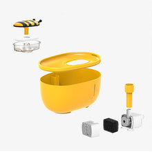 Load image into Gallery viewer, Yellow Bee Cat Water Fountain