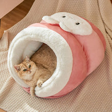 Load image into Gallery viewer, Snail Shaped Cat Bed