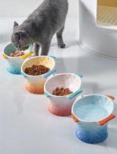 Load image into Gallery viewer, Handmade Fish Shaped Ceramics Cat Bowl - San Frenchie