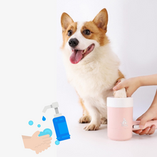 Load image into Gallery viewer, pink dog paw washer corgi