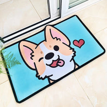 Load image into Gallery viewer, Cartoon Corgi Floor Mat