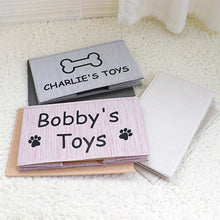 Load image into Gallery viewer, Personalized Pet Toy Storage Basket