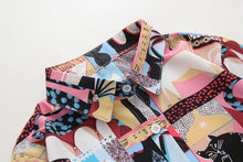 Load image into Gallery viewer, Cat Collage Print Blouse
