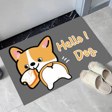 Load image into Gallery viewer, Cartoon Corgi Floor Mat