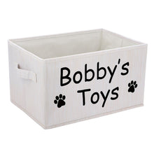 Load image into Gallery viewer, Personalized Pet Toy Storage Basket