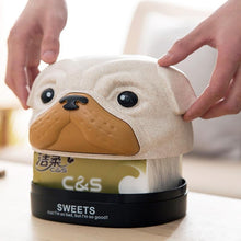 Load image into Gallery viewer, Cute Pug Face Tissue Paper Box