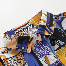 Load image into Gallery viewer, Cat Collage Print Blouse
