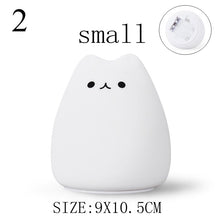Load image into Gallery viewer, Cartoon Cat Silicone Night Light