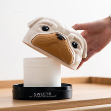 Load image into Gallery viewer, Cute Pug Face Tissue Paper Box
