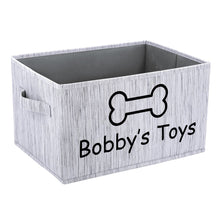 Load image into Gallery viewer, Personalized Pet Toy Storage Basket