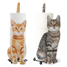 Load image into Gallery viewer, Cute Cat Toilet Paper Roll Holder - San Frenchie