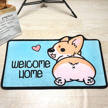 Load image into Gallery viewer, Cartoon Corgi Floor Mat