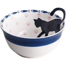 Load image into Gallery viewer, Black Cat Ceramic Tableware Plate and Bowl - San Frenchie