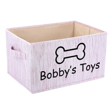 Load image into Gallery viewer, Personalized Pet Toy Storage Basket