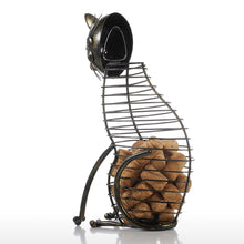 Load image into Gallery viewer, Cat Wine Cork Holder Figurine