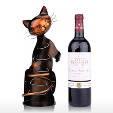 Load image into Gallery viewer, Cat Wine Holder Figurine
