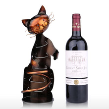 Load image into Gallery viewer, Cat Wine Holder Figurine