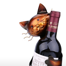 Load image into Gallery viewer, Cat Wine Holder Figurine