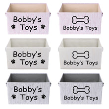 Load image into Gallery viewer, Personalized Pet Toy Storage Basket