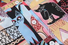 Load image into Gallery viewer, Cat Collage Print Blouse