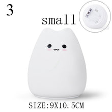 Load image into Gallery viewer, Cartoon Cat Silicone Night Light