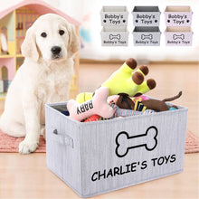 Load image into Gallery viewer, Personalized Pet Toy Storage Basket