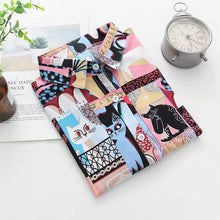 Load image into Gallery viewer, Cat Collage Print Blouse