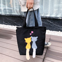 Load image into Gallery viewer, 3D Cat Canvas Bag