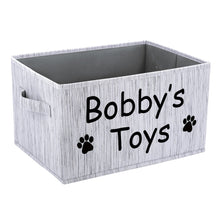 Load image into Gallery viewer, Personalized Pet Toy Storage Basket
