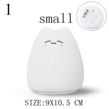 Load image into Gallery viewer, Cartoon Cat Silicone Night Light