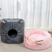 Load image into Gallery viewer, Cat Ears Design Pet Bed