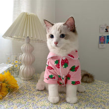 Load image into Gallery viewer, Cat Strawberry Pajamas - San Frenchie