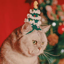 Load image into Gallery viewer, Hand-Woven Christmas Tree Knitted Hat - San Frenchie